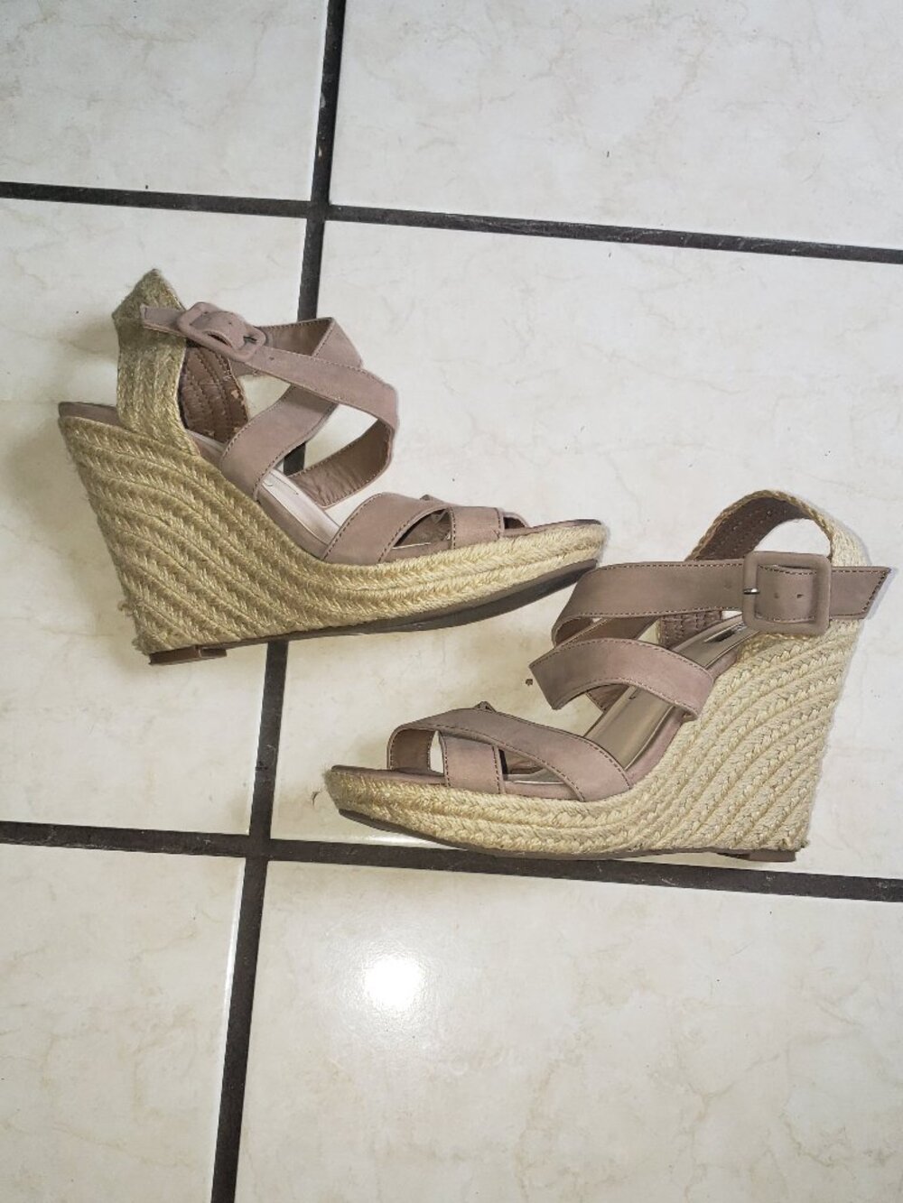 Jessica Simpson wedge espadrille sandals